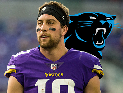 Carolina Panthers sign WR Adam Thielen to 3 - Year Deal worth $25 Million