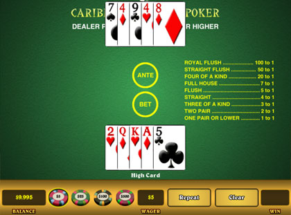 Carribean Stud Poker