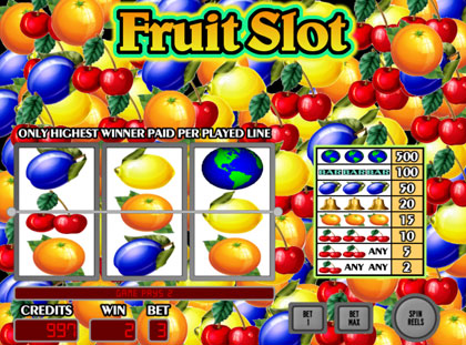 Slot Machine: Fruit Machine