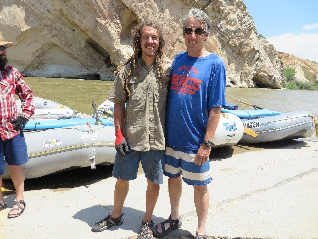 Gates of Lodore in Colorado - me and the guide