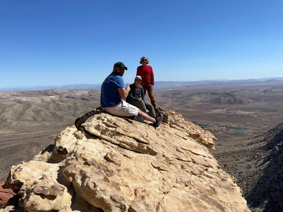 Nate, Patti and I at the top