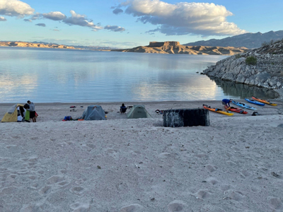 Camp at the beach