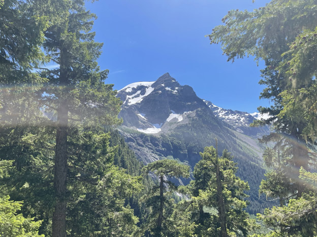 snow-covered mountain