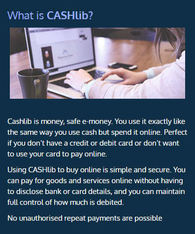 About CASHlib